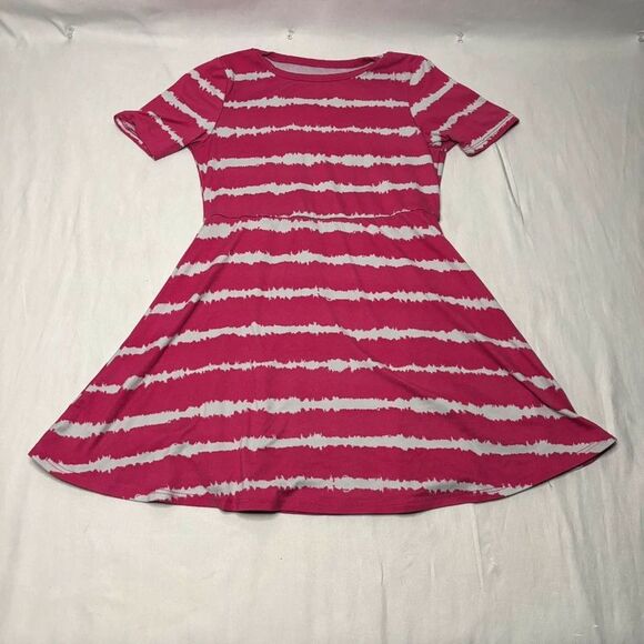 Pants - Member’s Mark Pink White Striped Dress Size 4/5 | Girls Short Sleeve